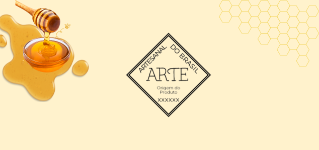 Selo ARTE para produtos de abelha